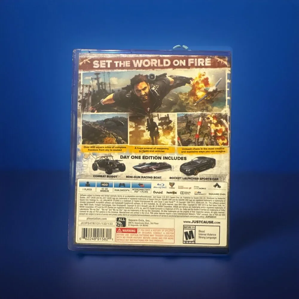 Just Cause 3 - Day One Edition Sony PS4 Play Station 4 Pre-owned